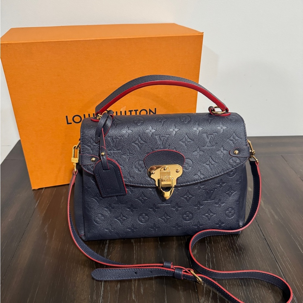 Louis Vuitton Blue and Red Satchel - Picture 5 of 16